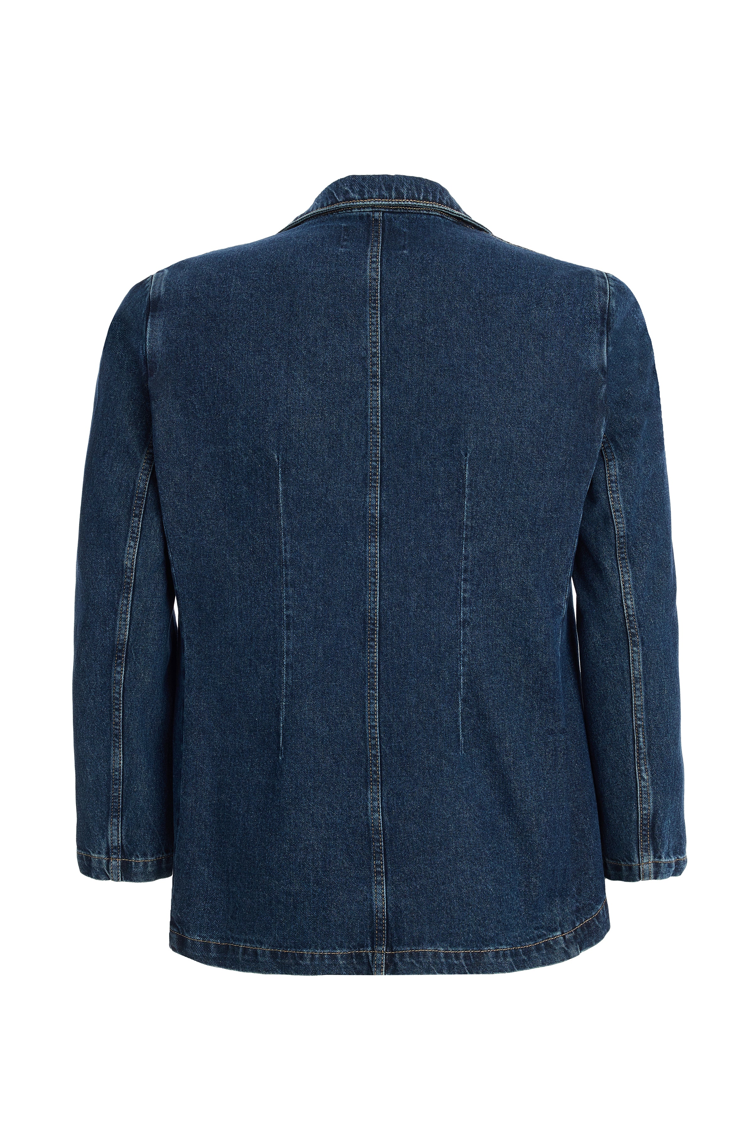 Erkek Lacivert Blazer Denim Ceket