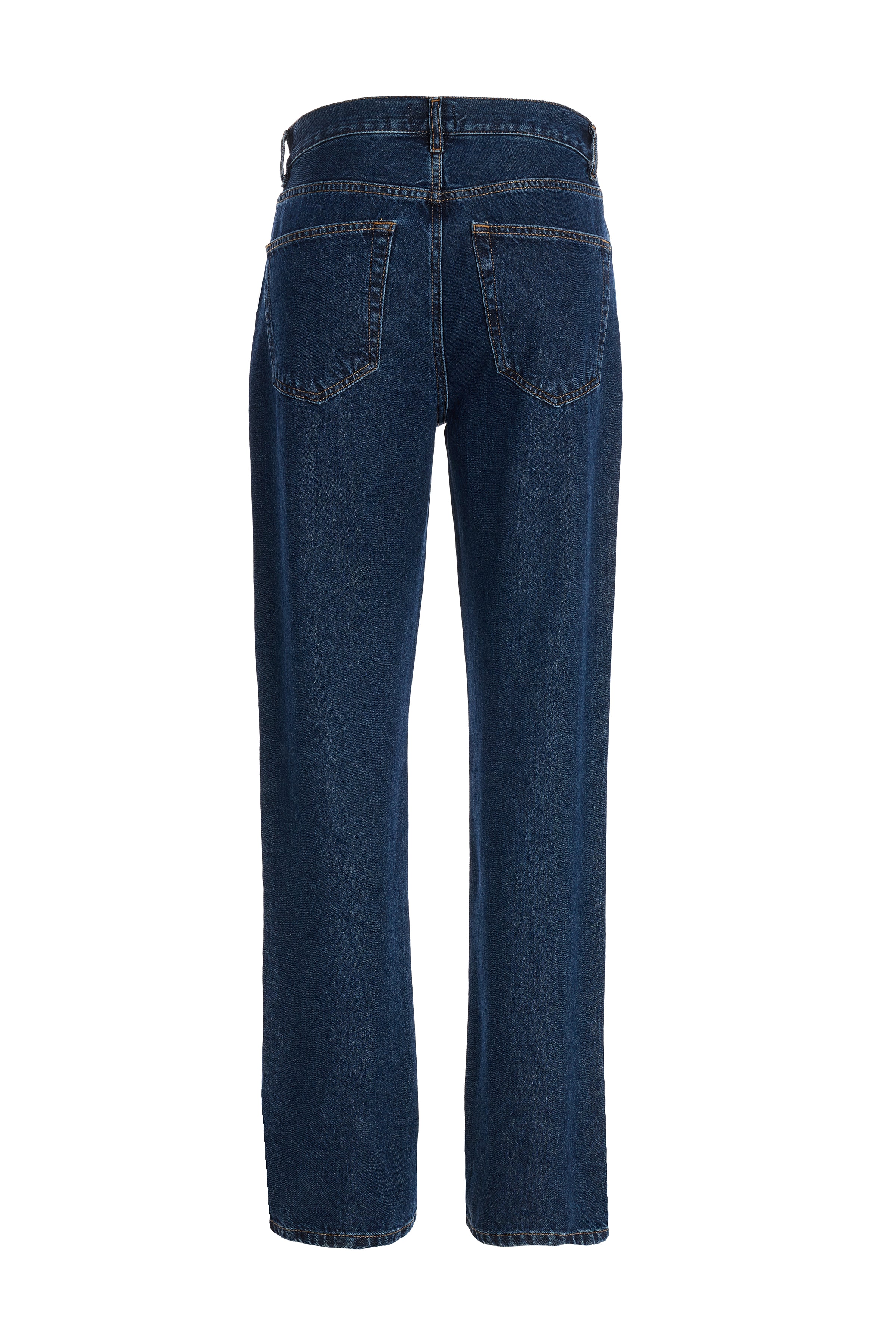 Erkek Lacivert Straight Denim Pantolon