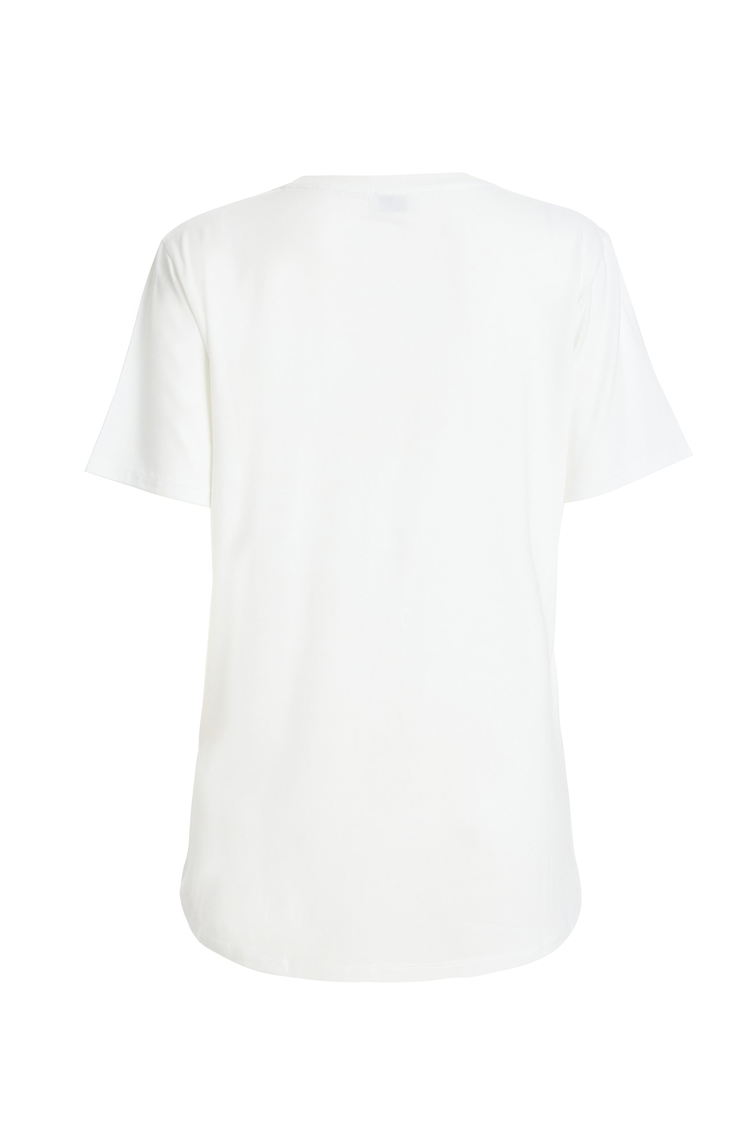 Kadın Beyaz Arkası Uzun Tshirt