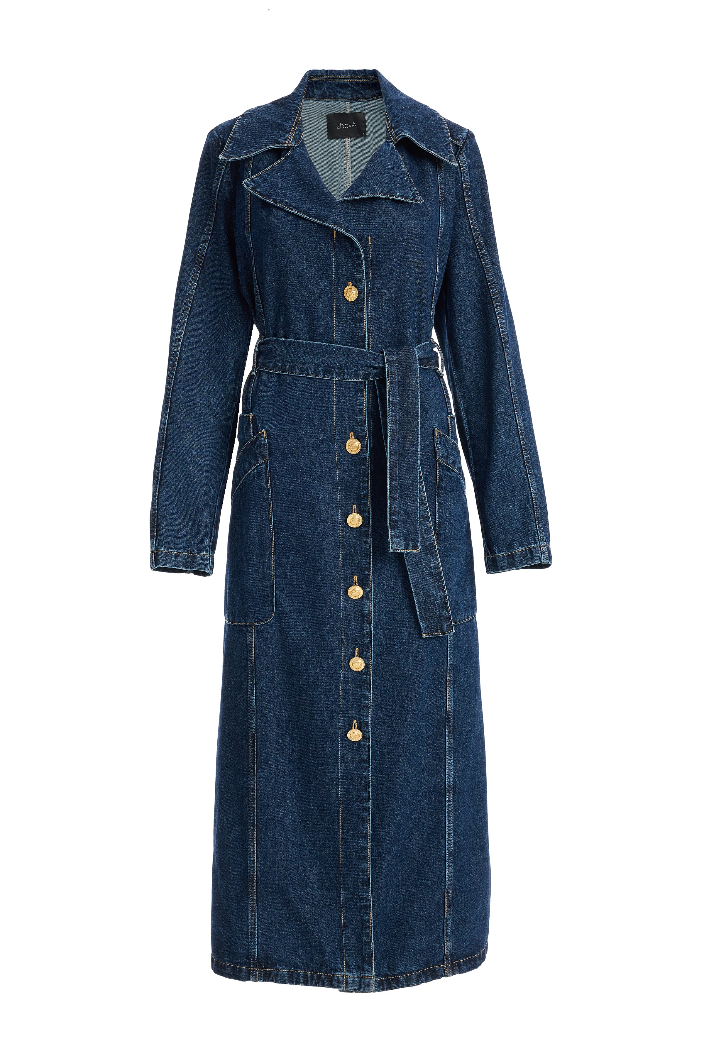Kadın Denim Trençkot