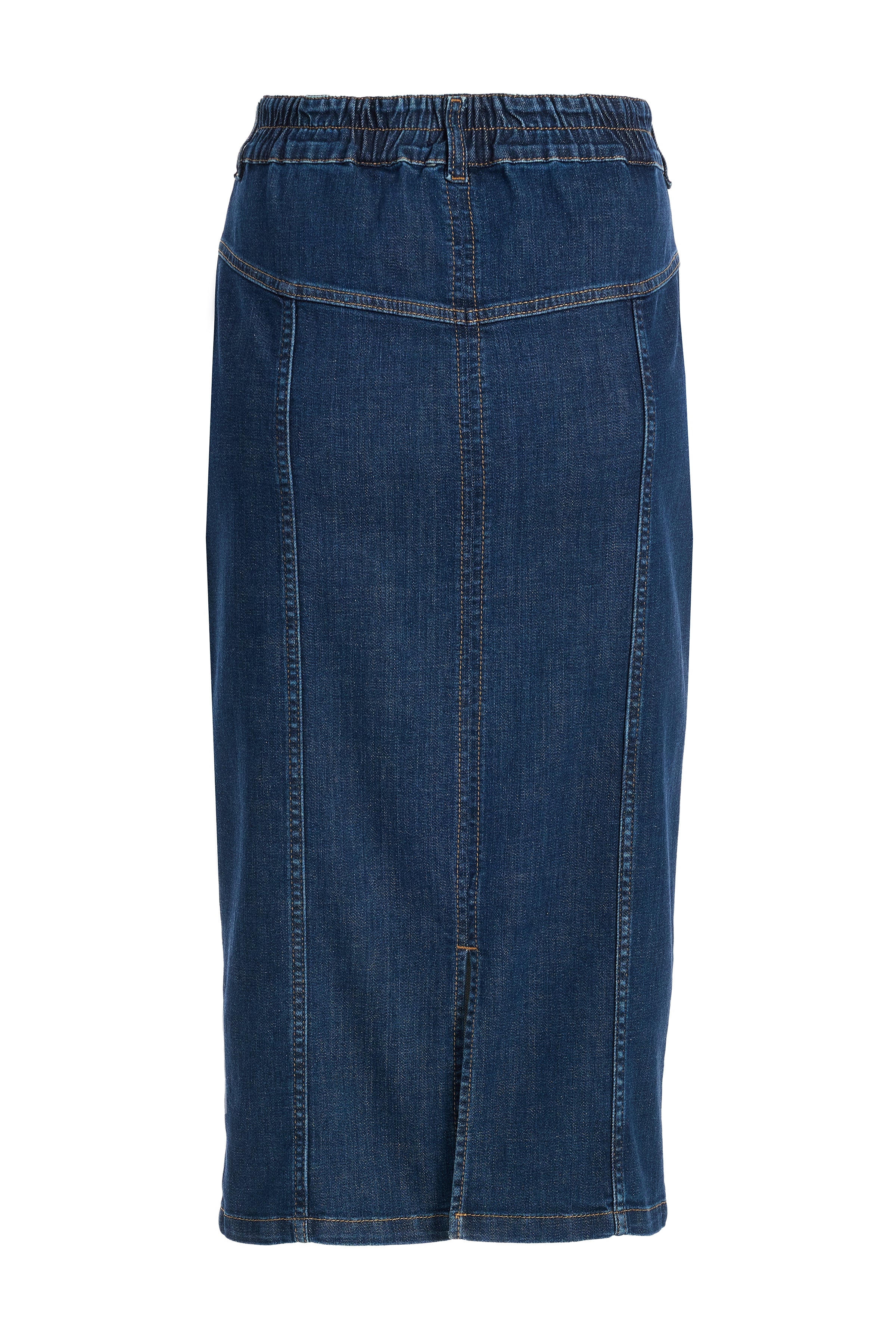 Women's Below Knee Denim Skirt
