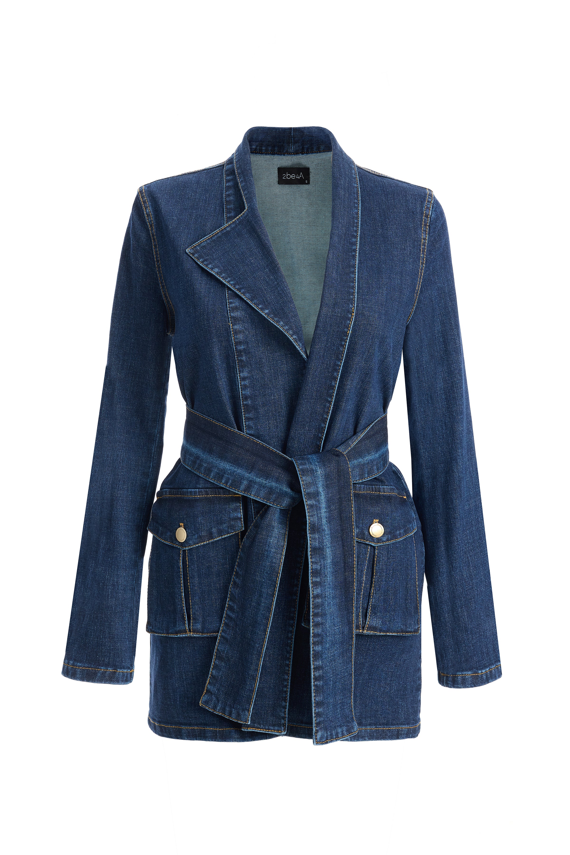 Women's Cargo Pocket Denim Jacket