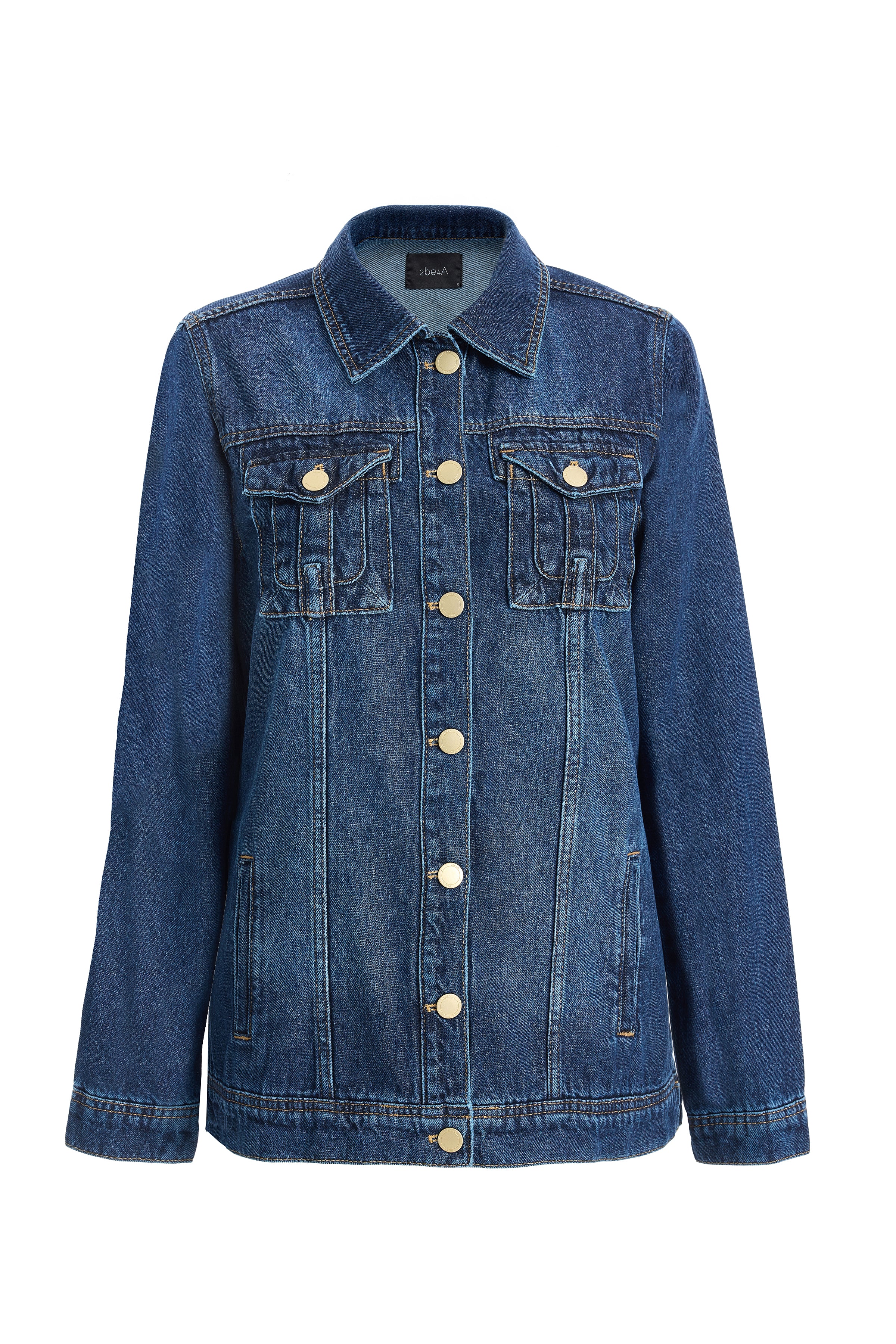 Kadın Klasik Denim Ceket