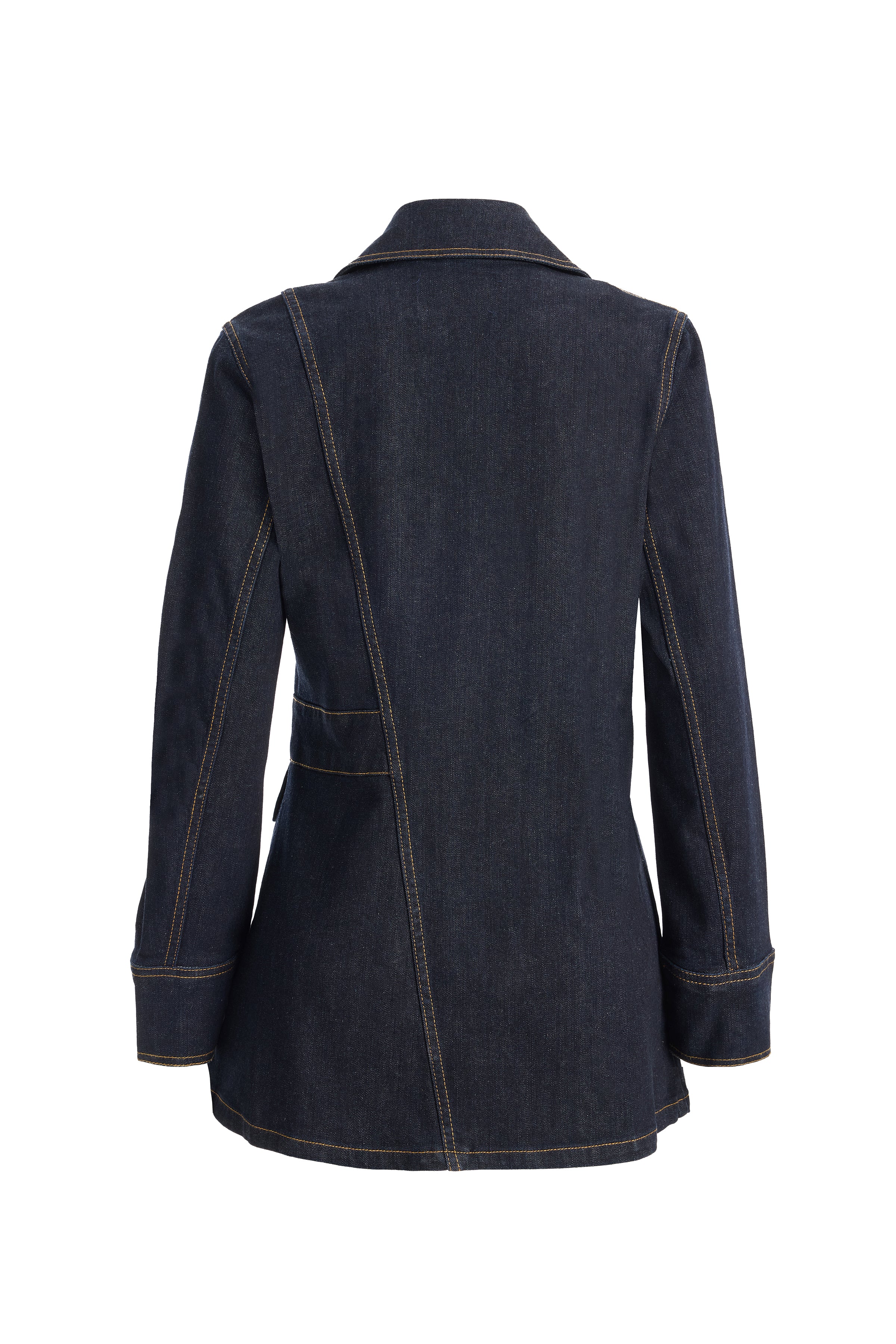 Women's Double Breasted Denim Jacket