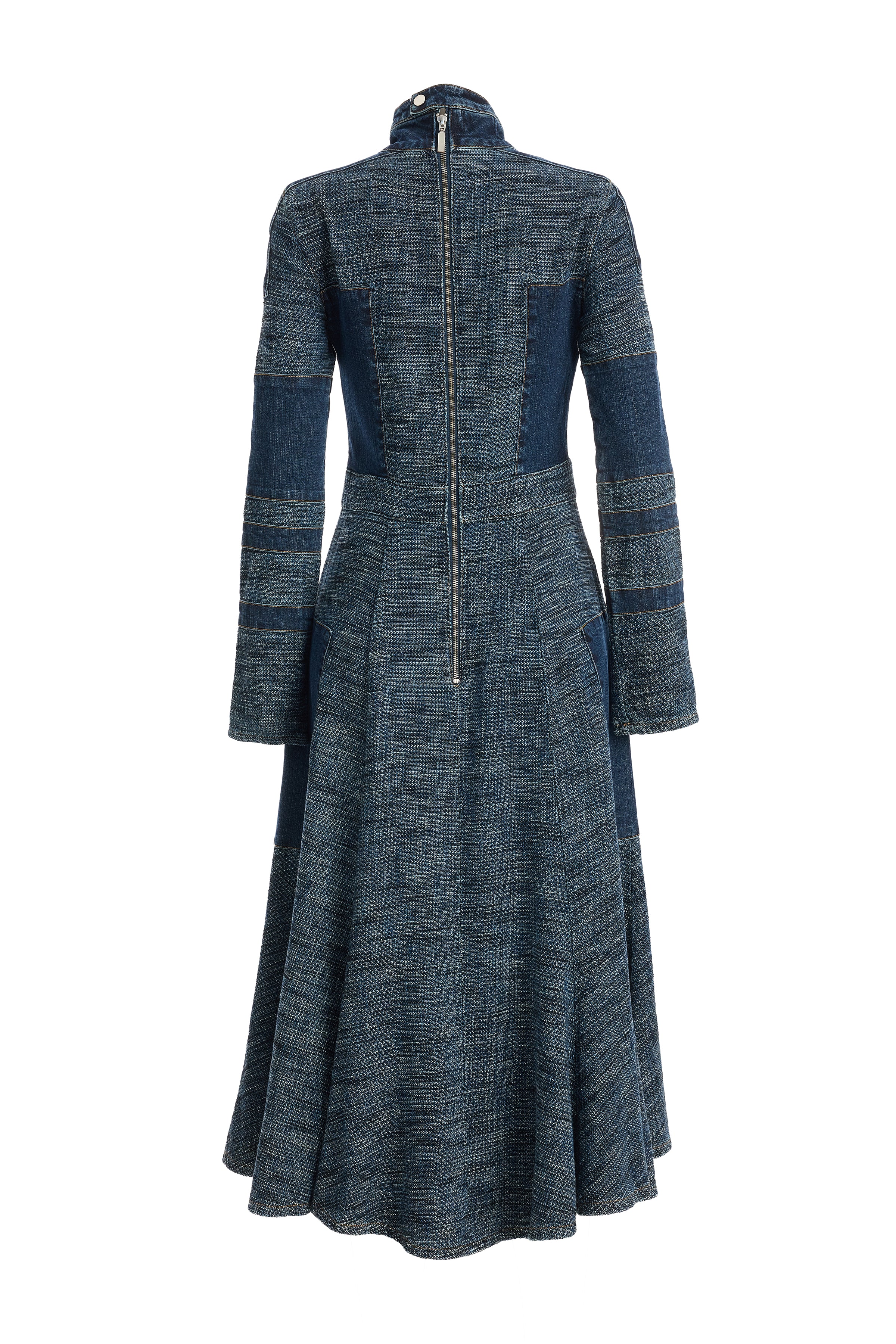 Women's Striped Denim Dress