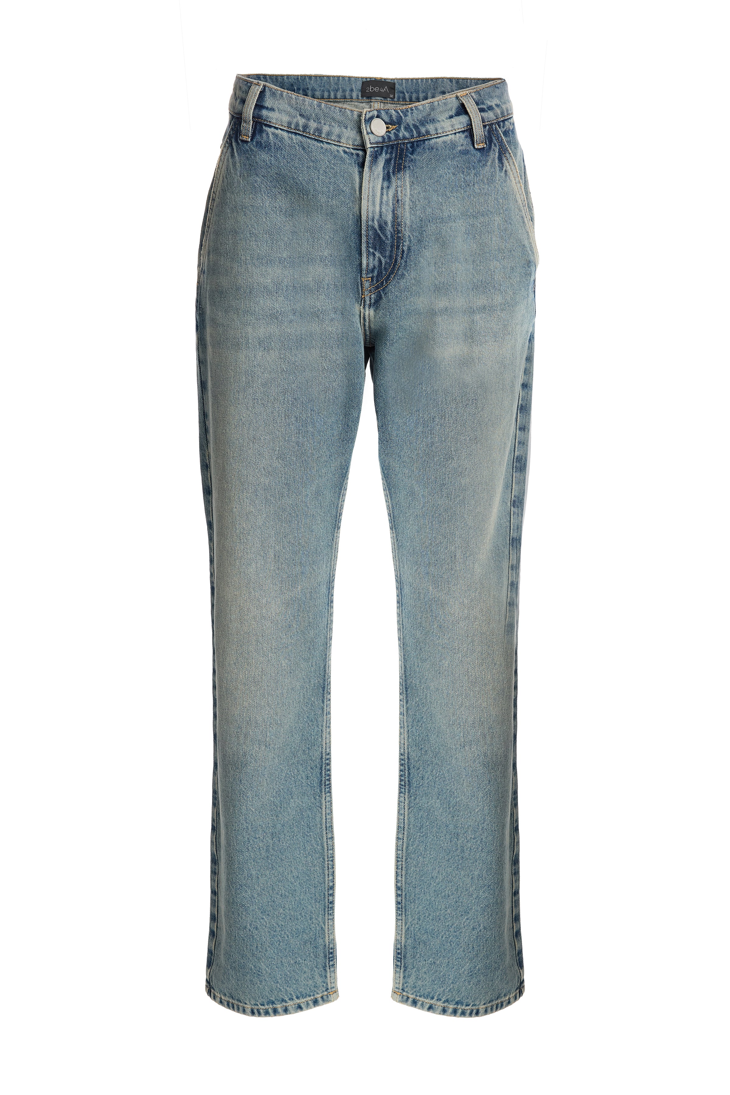 Erkek Açık Mavi Denim Pantolon