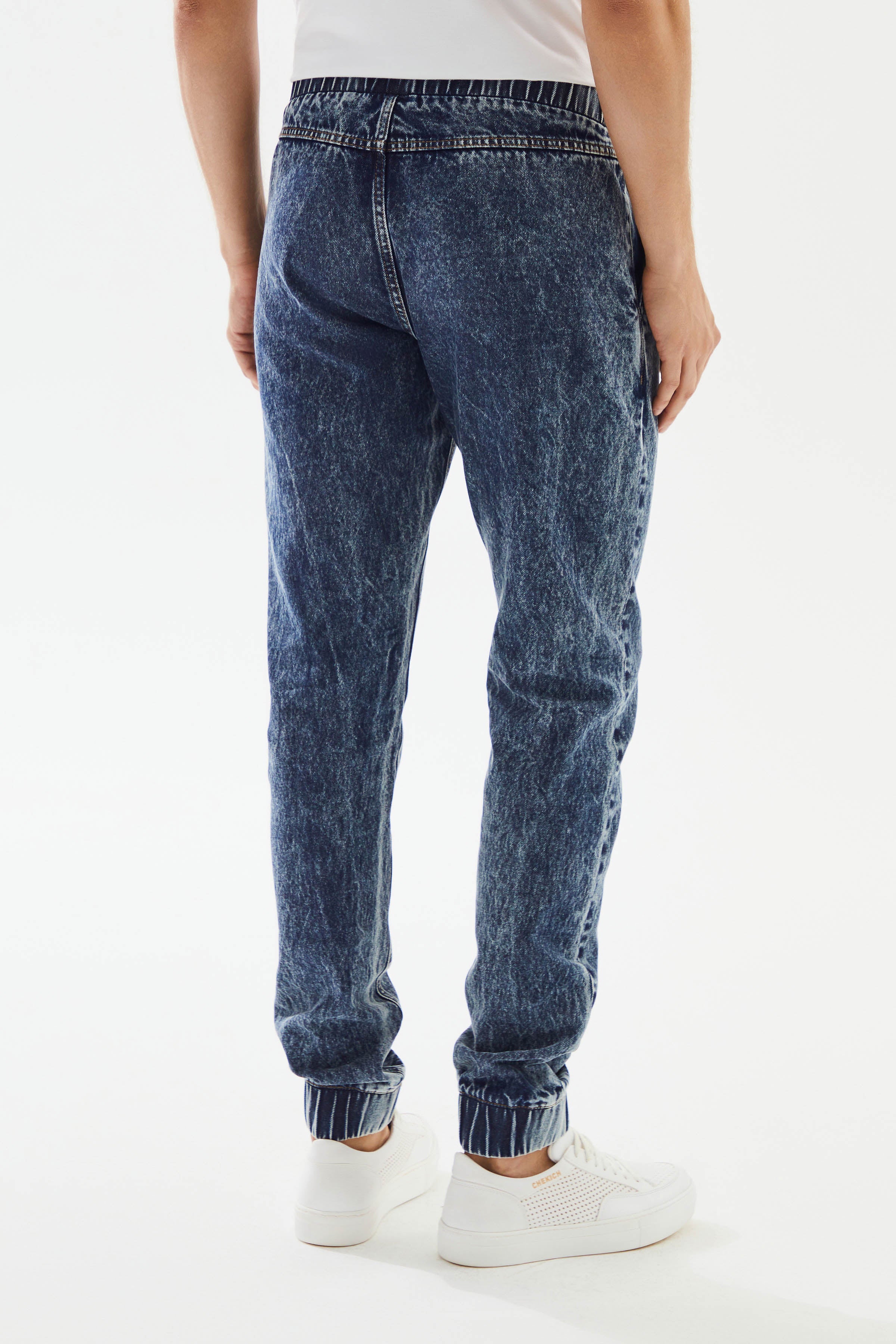 Erkek Jogger Denim Pantolon