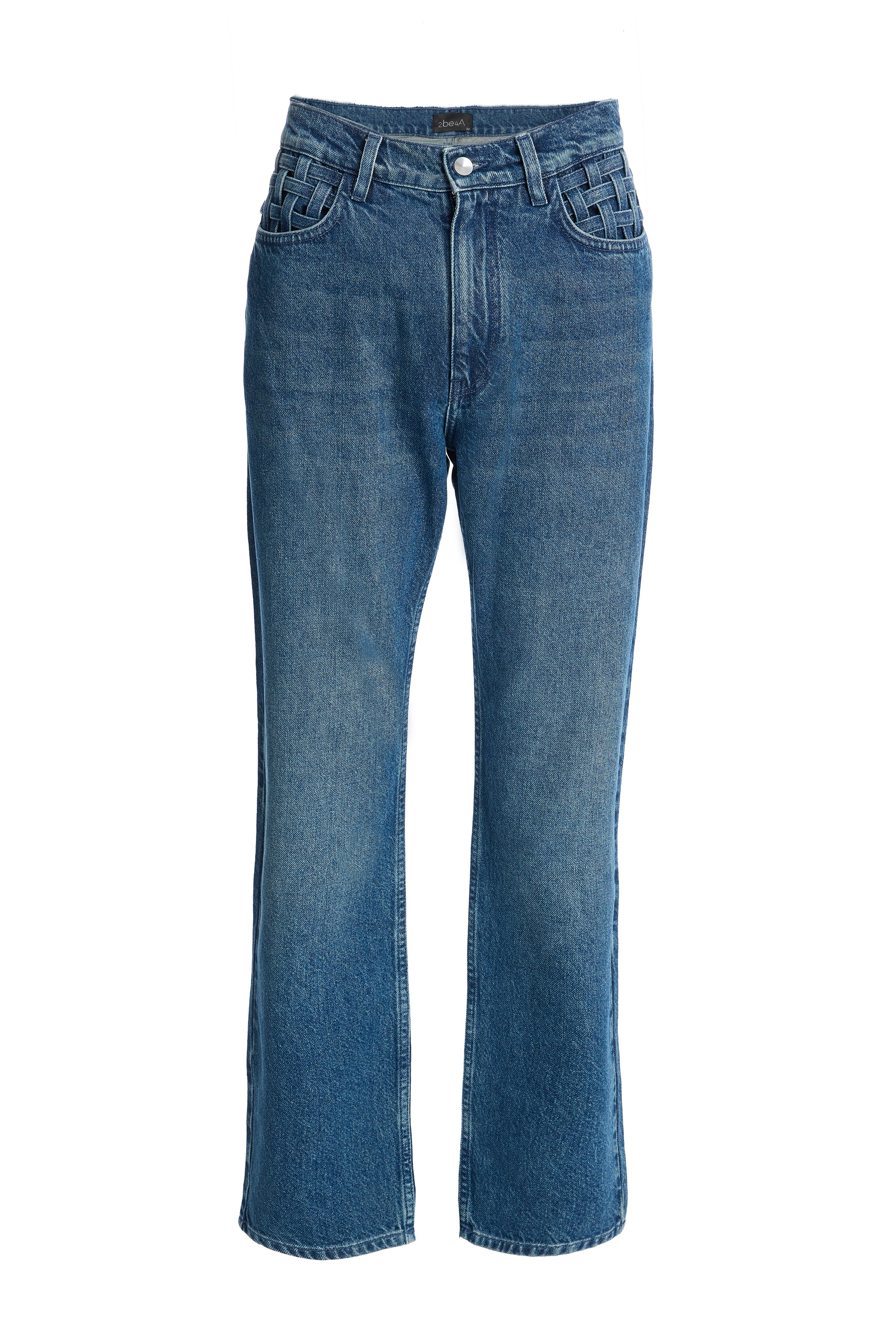 Erkek Örme Cepli Denim Pantolon