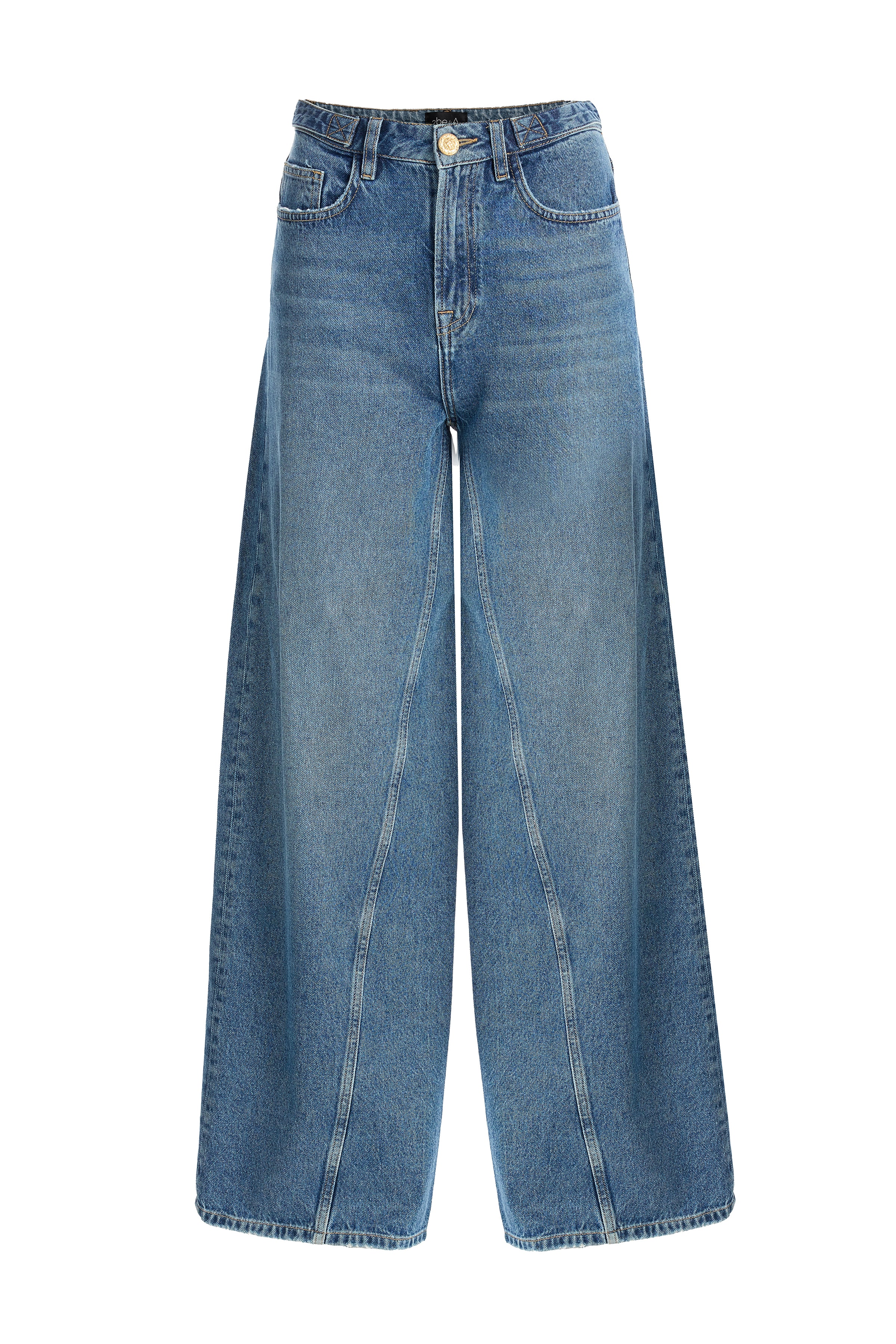 Kadın Bol Kesim Denim Pantolon