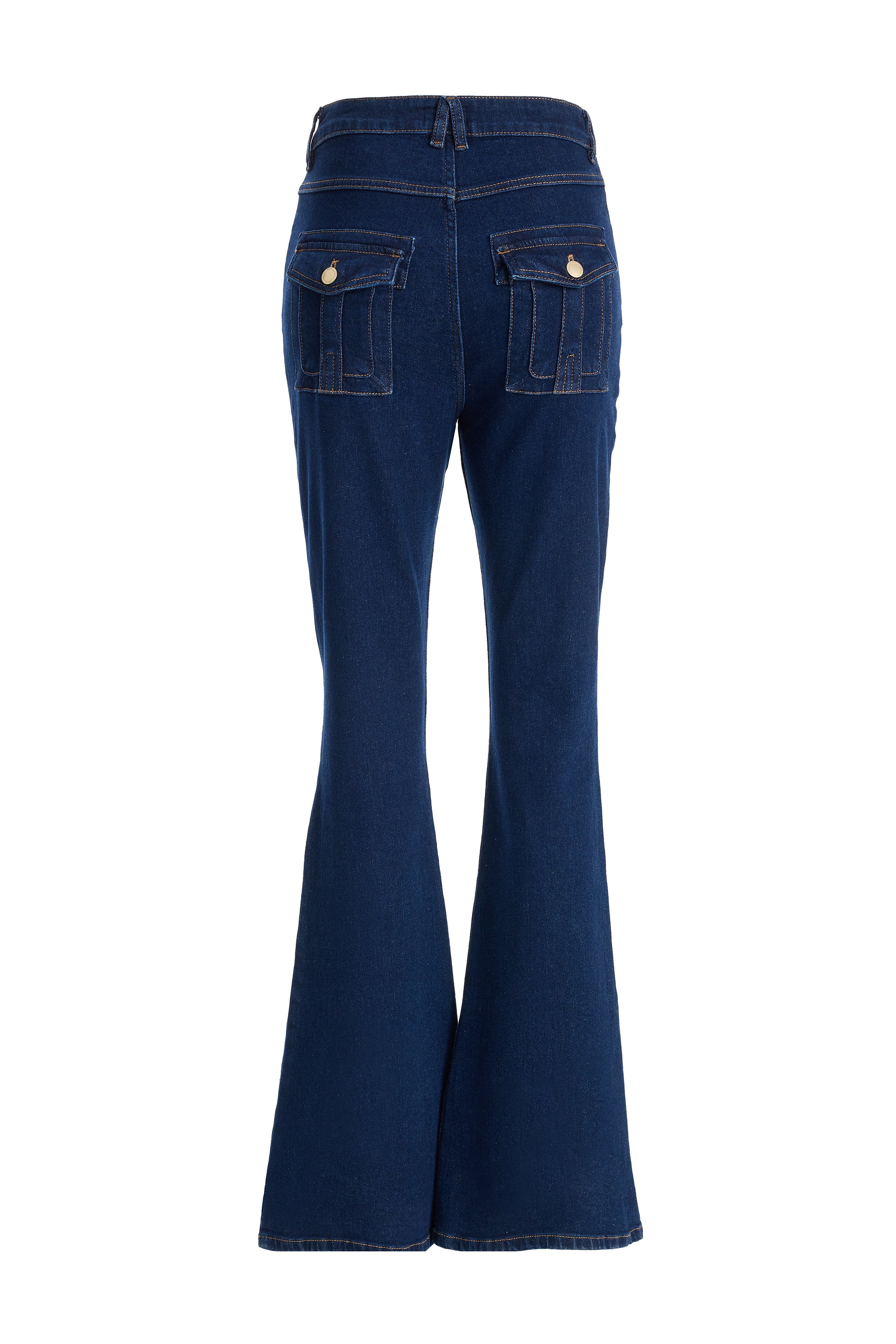 Women's High Rise Flare Denim Pants