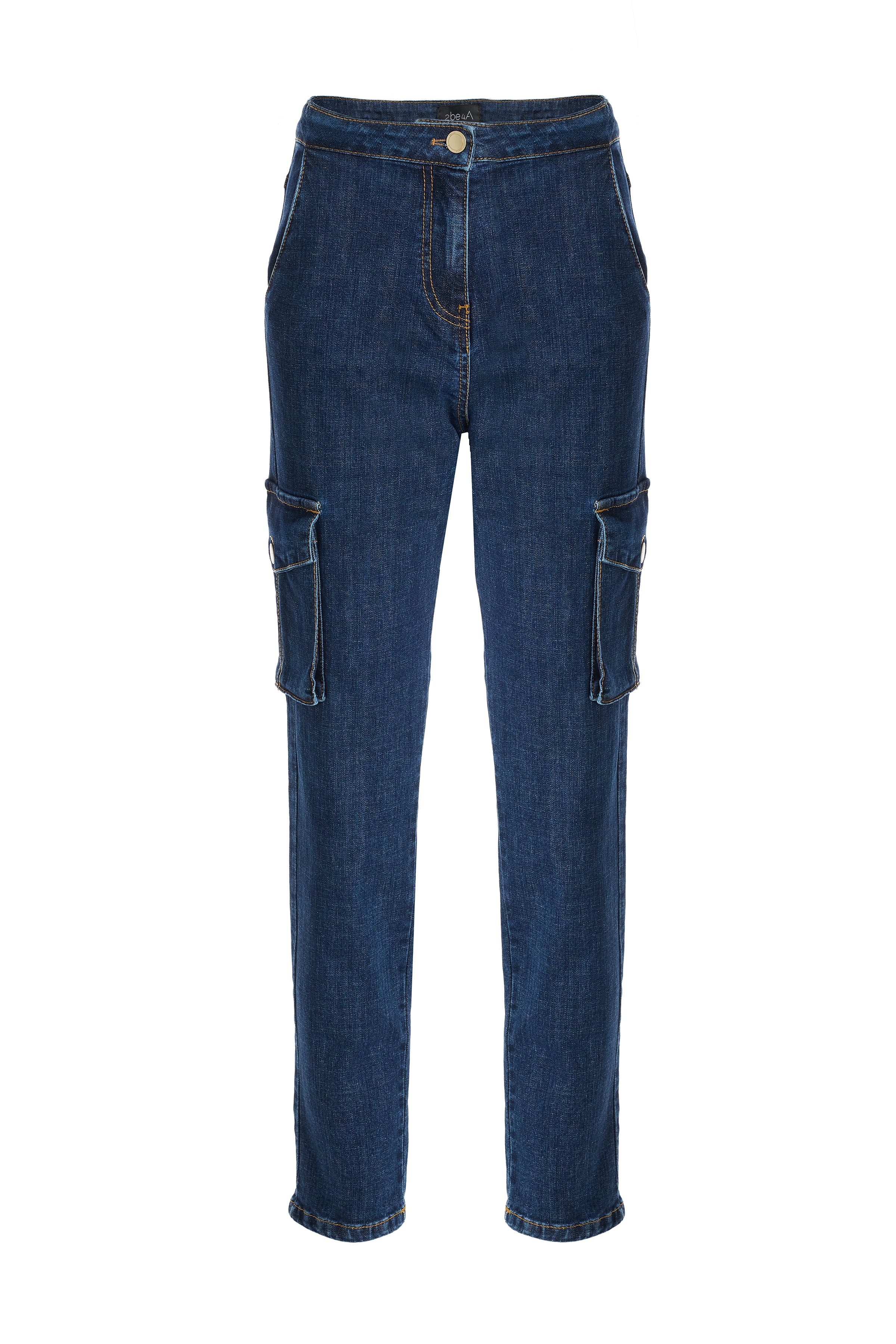 Women's Cargo Pocket Denim Trousers
