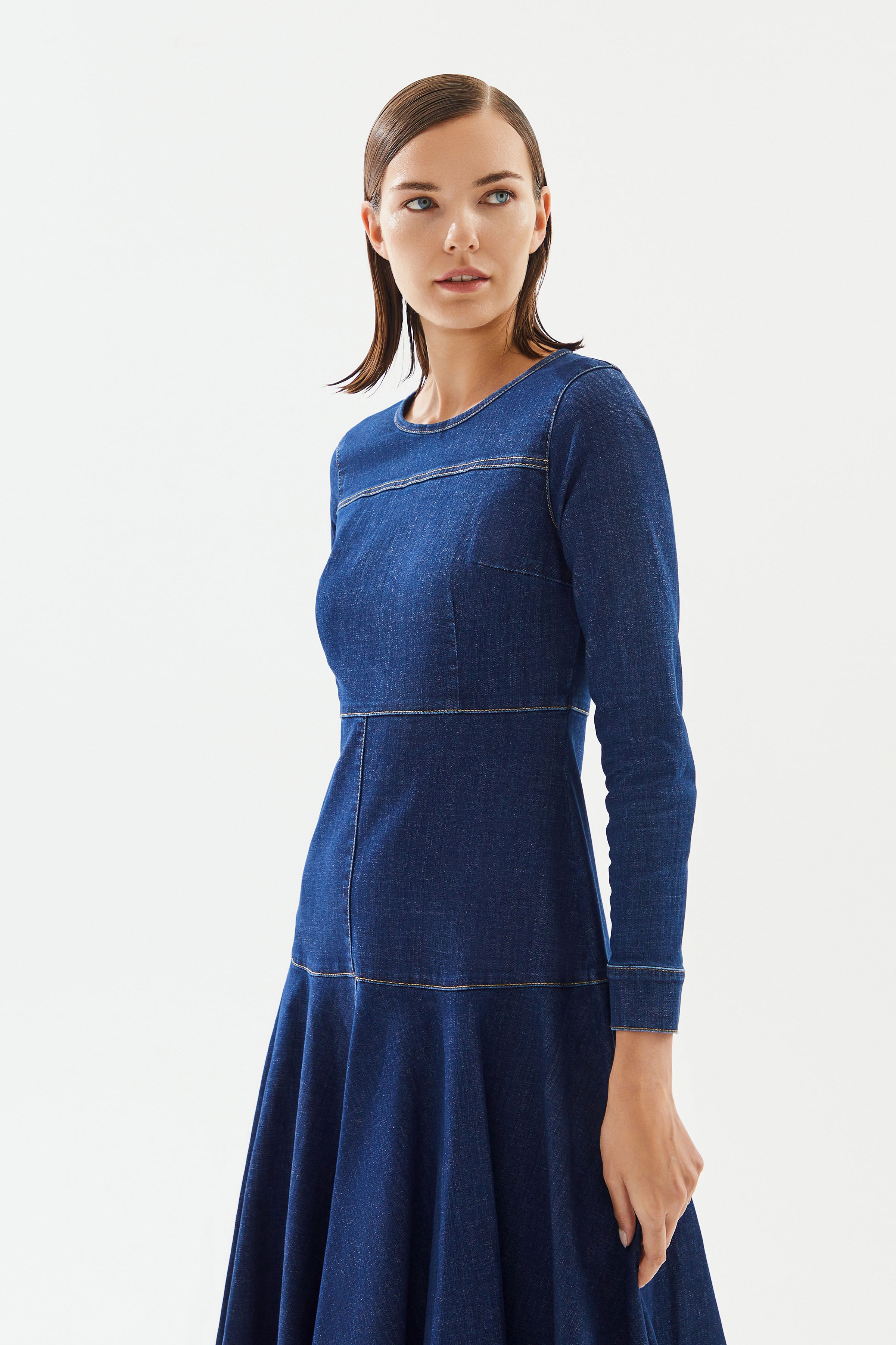 Women's Classic Denim Dress