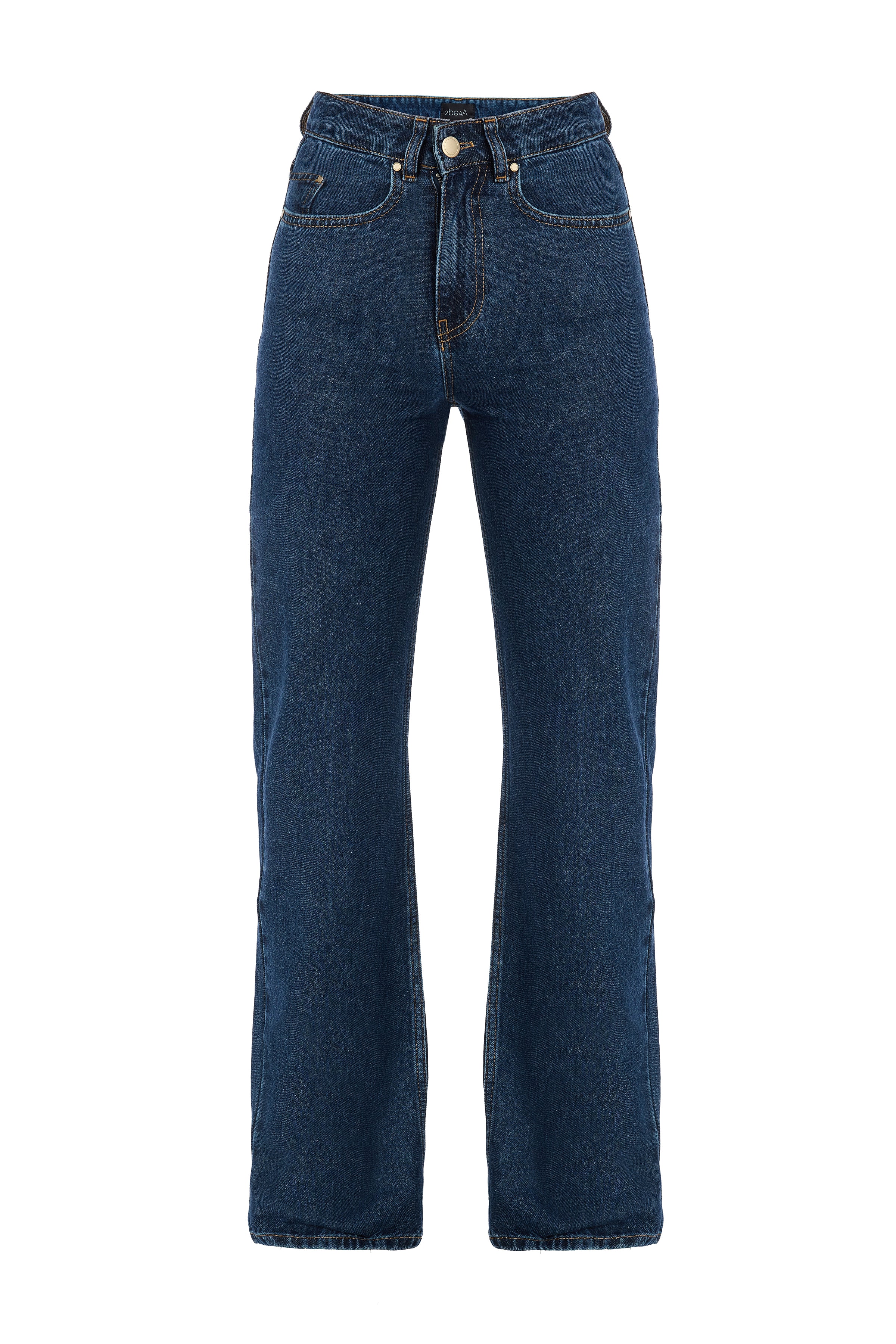Women's Mid Rise Straight Denim Trousers