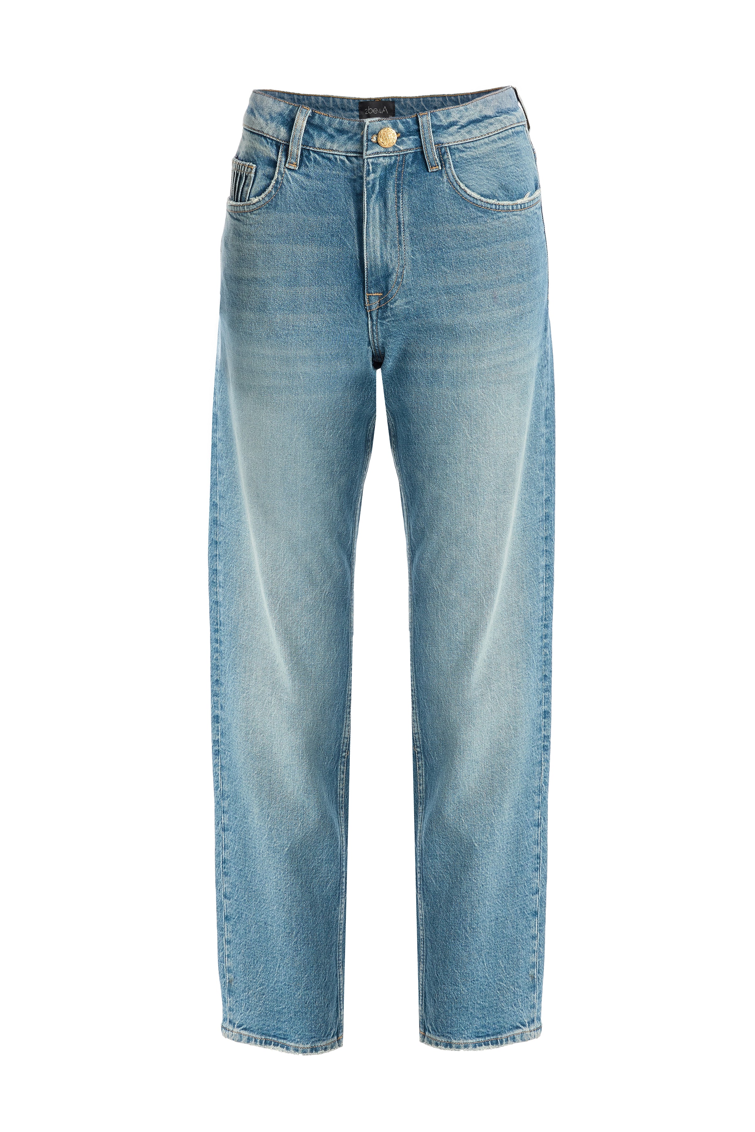 Kadın Nervürlü Denim Pantolon