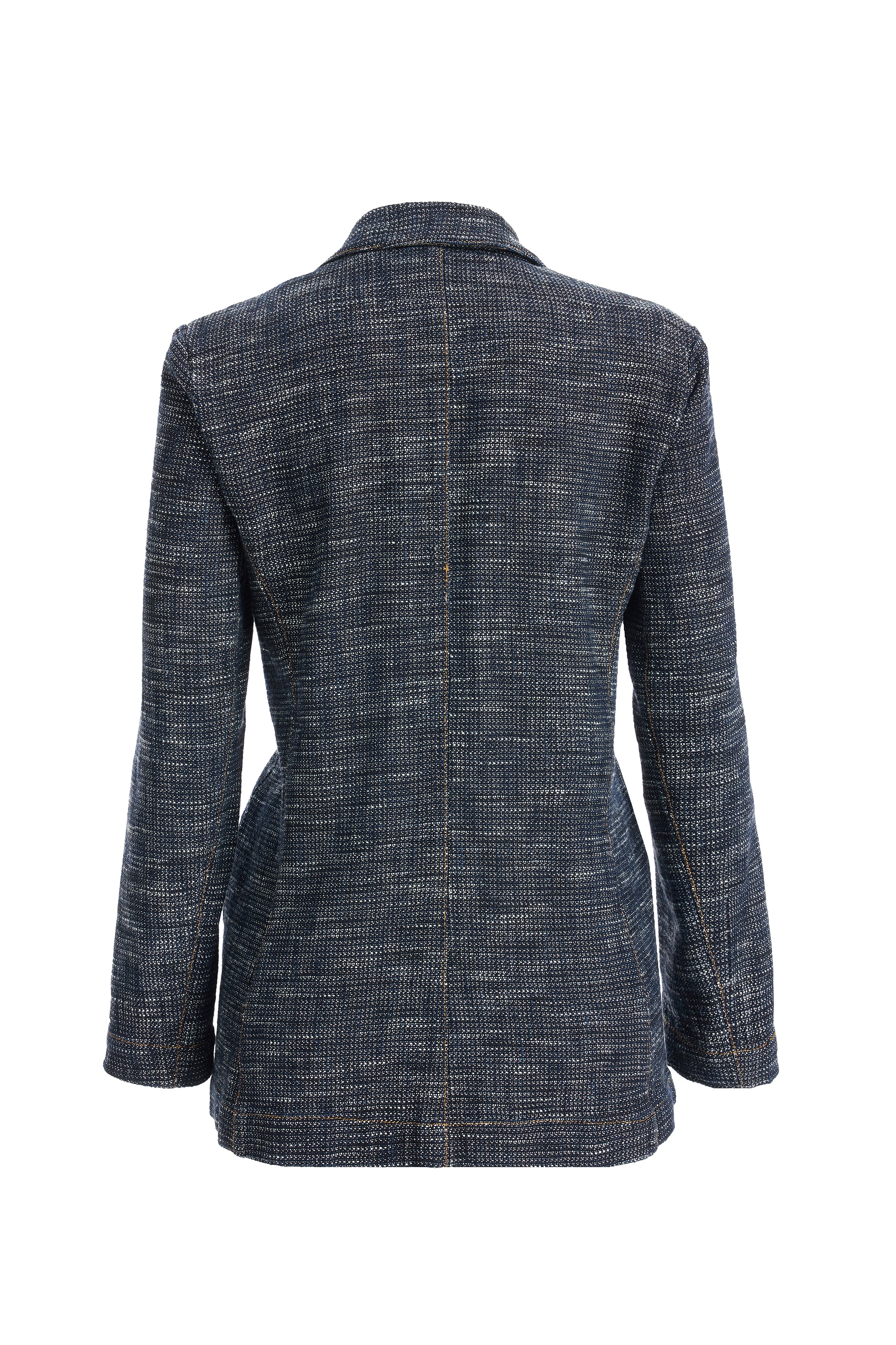 Women's Knitwear Look Blazer Denim Jacket