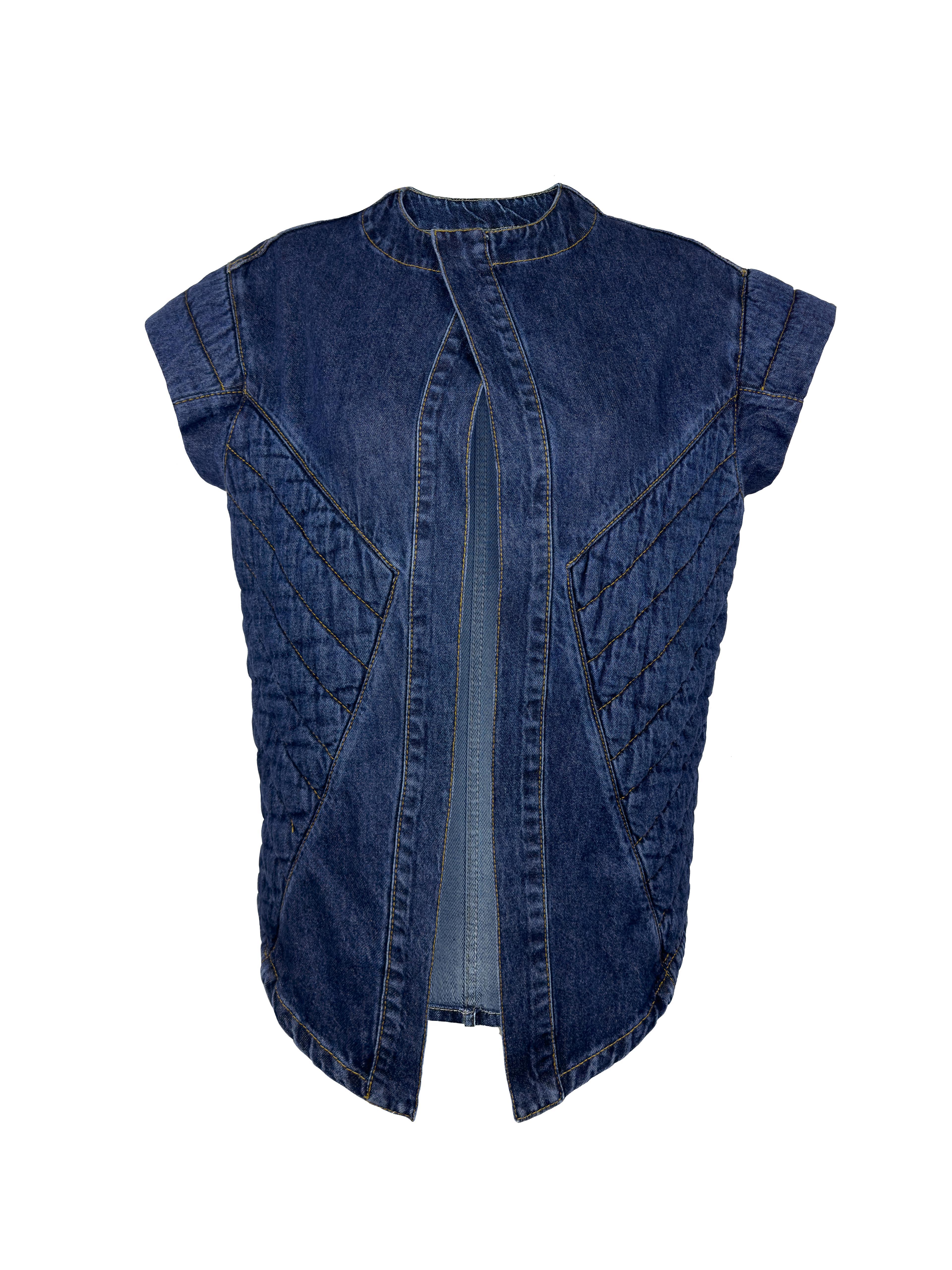 Double-Breasted Embossed Jacket